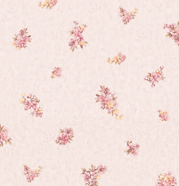 картинка 88258-2 Fresco Обои виниловые на бумажной основе 1.06*15.6 рисунок цветочный цвет розовый