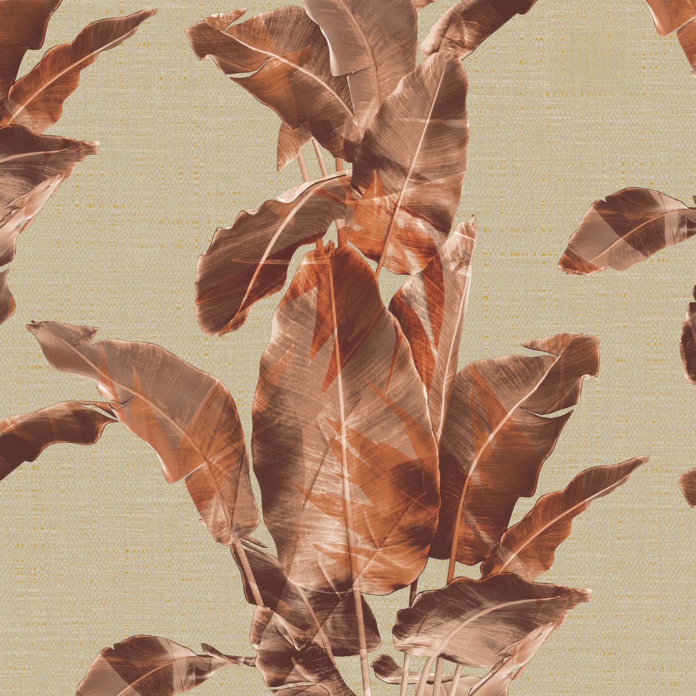 картинка 81173-3 RAUM Обои виниловые на бумажной основе 1.06*15.5 рисунок растительный цвет коричневый